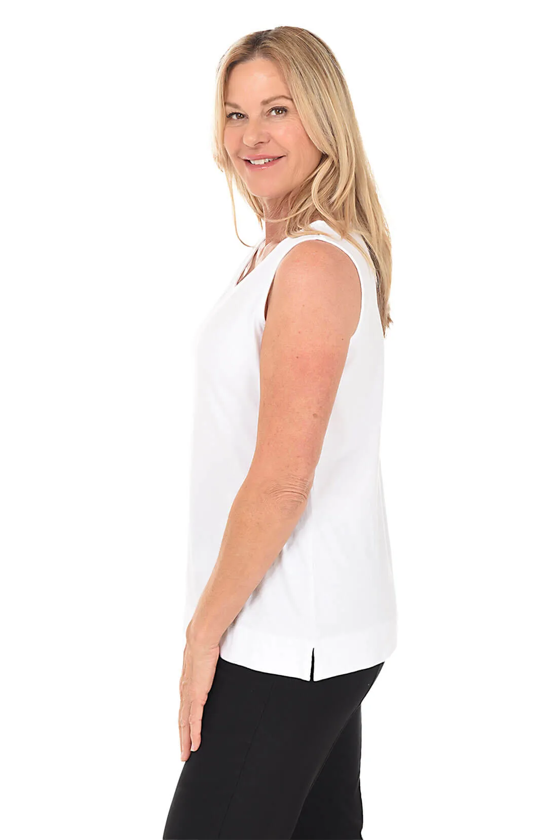 Jersey Sleeveless Knit Top
