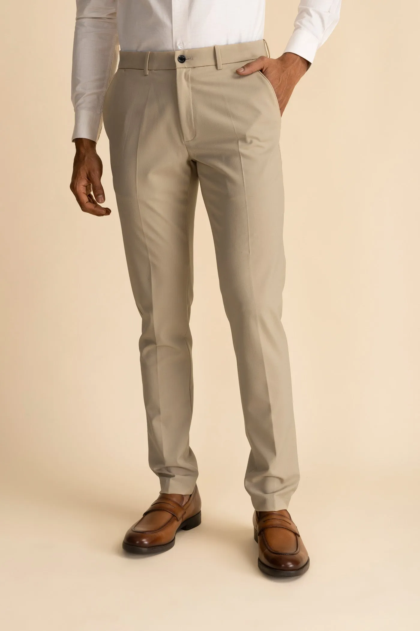 Khaki Formal Trousers