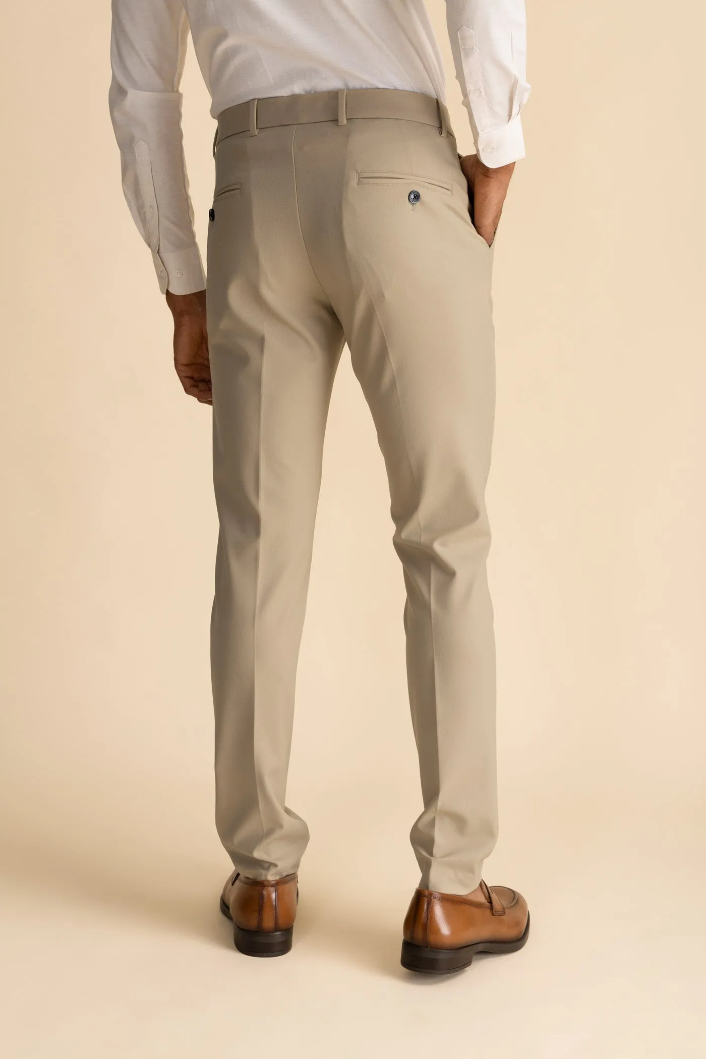 Khaki Formal Trousers