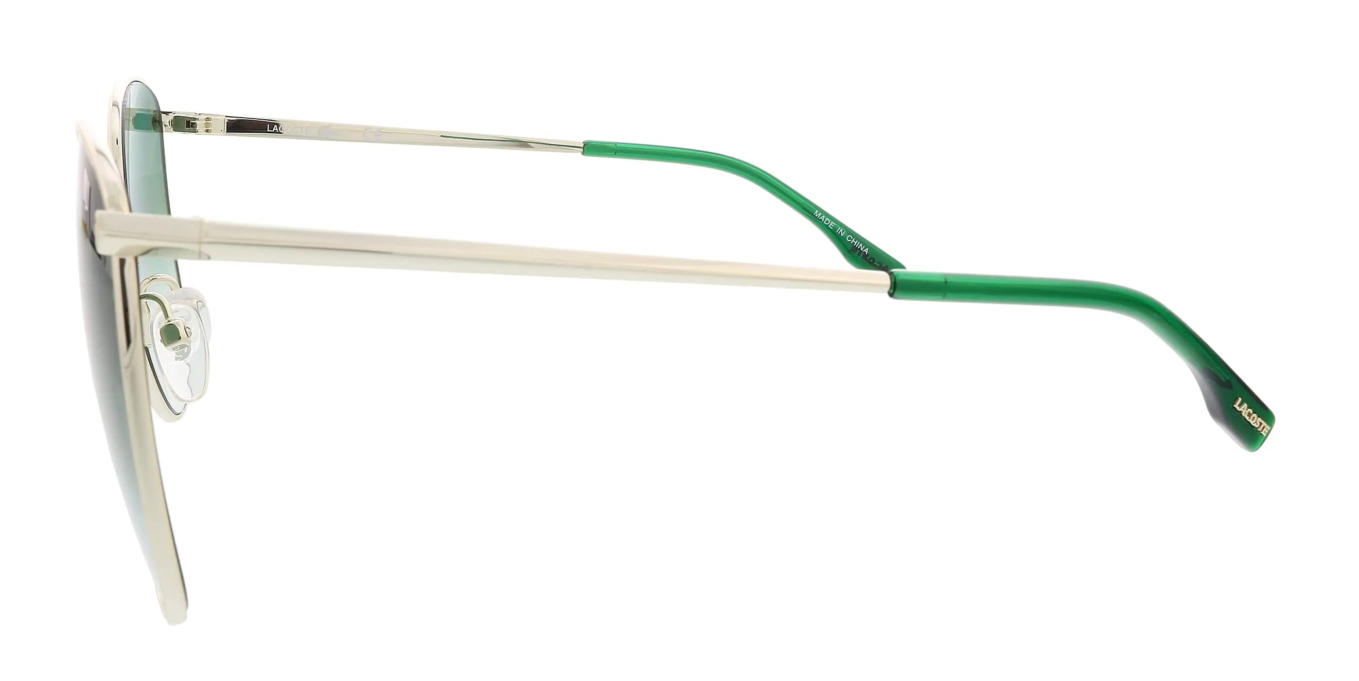 Lacoste L224S 43169 Gold Classic Butterfly Sunglasses