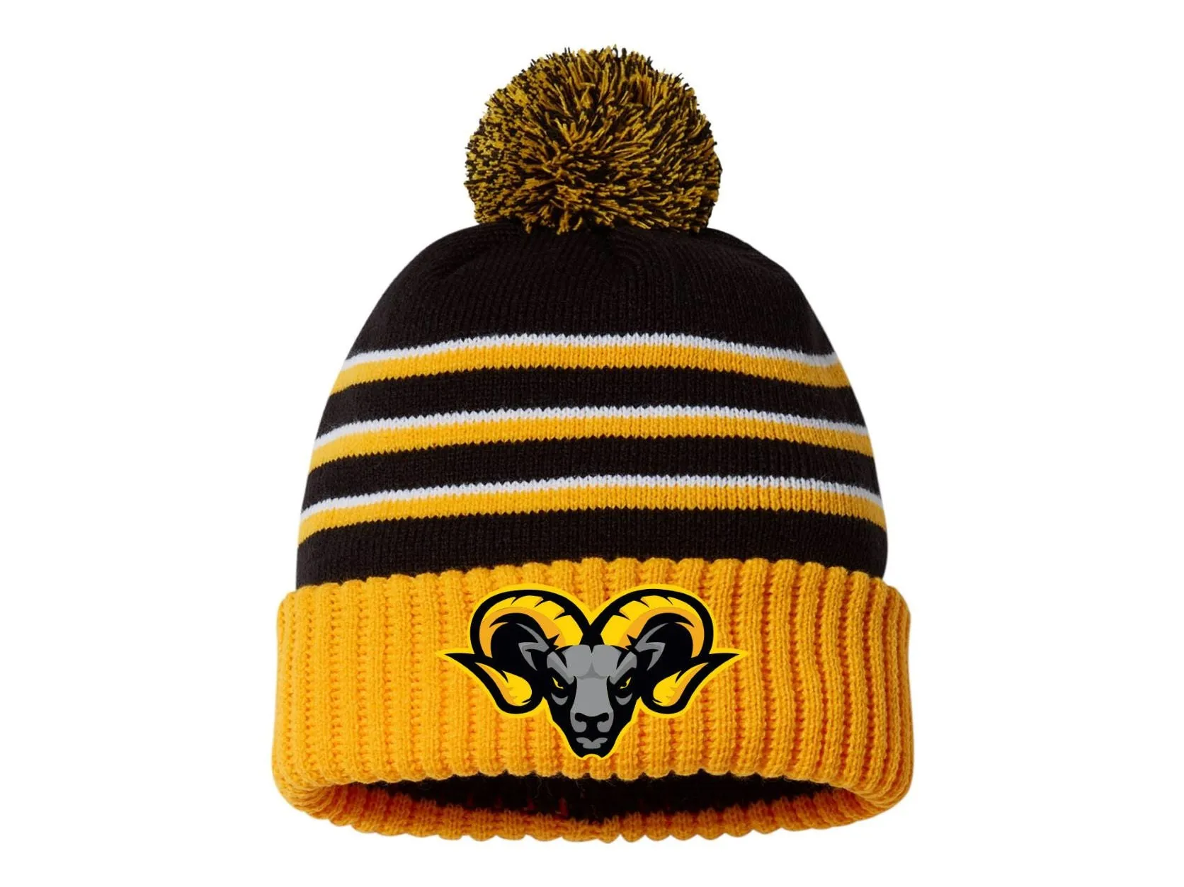Lake Erie Bighorns Pom Pom Hat OSFM