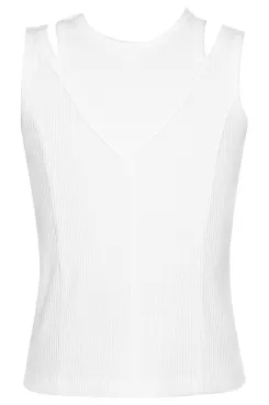 Little l Big Girl’s Elevated Basics Staple Ribbed Tank Top