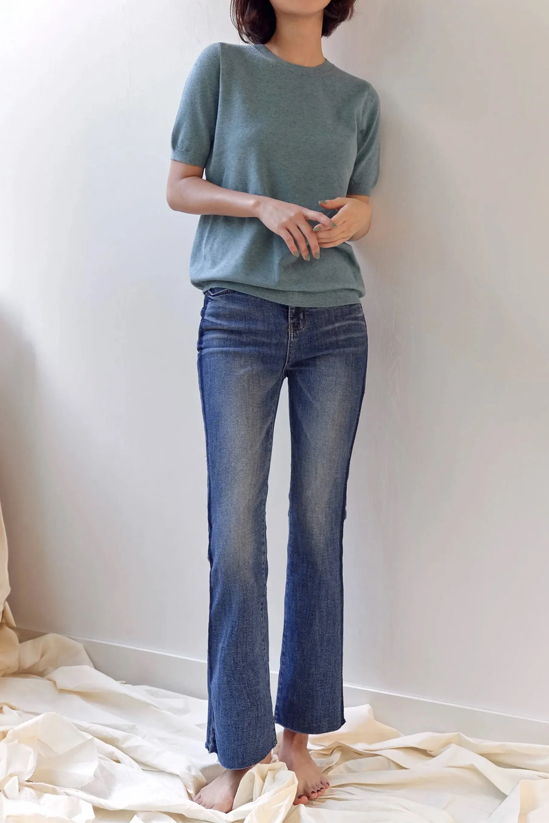 Lorrie Knit Top, Sapphire