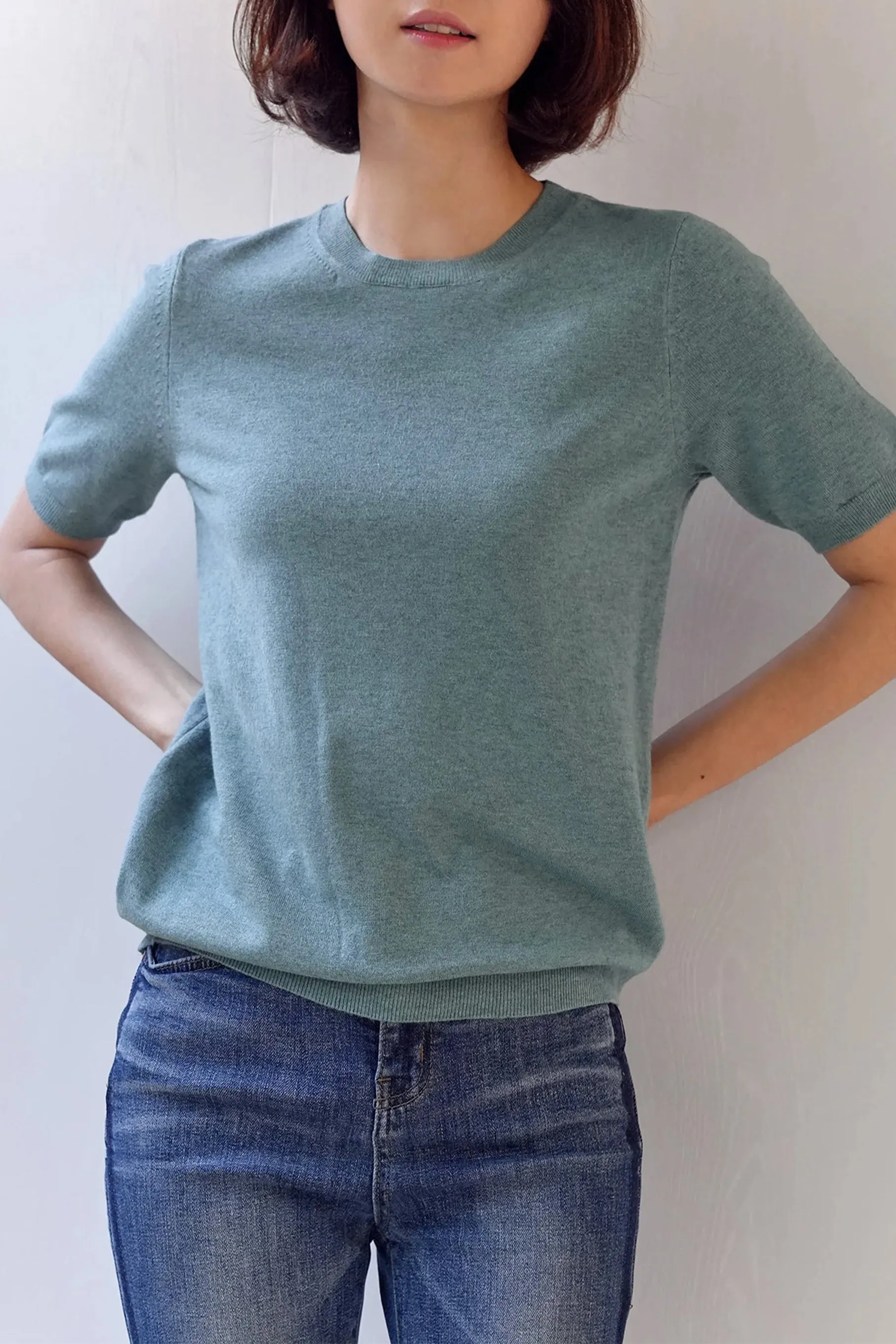 Lorrie Knit Top, Sapphire