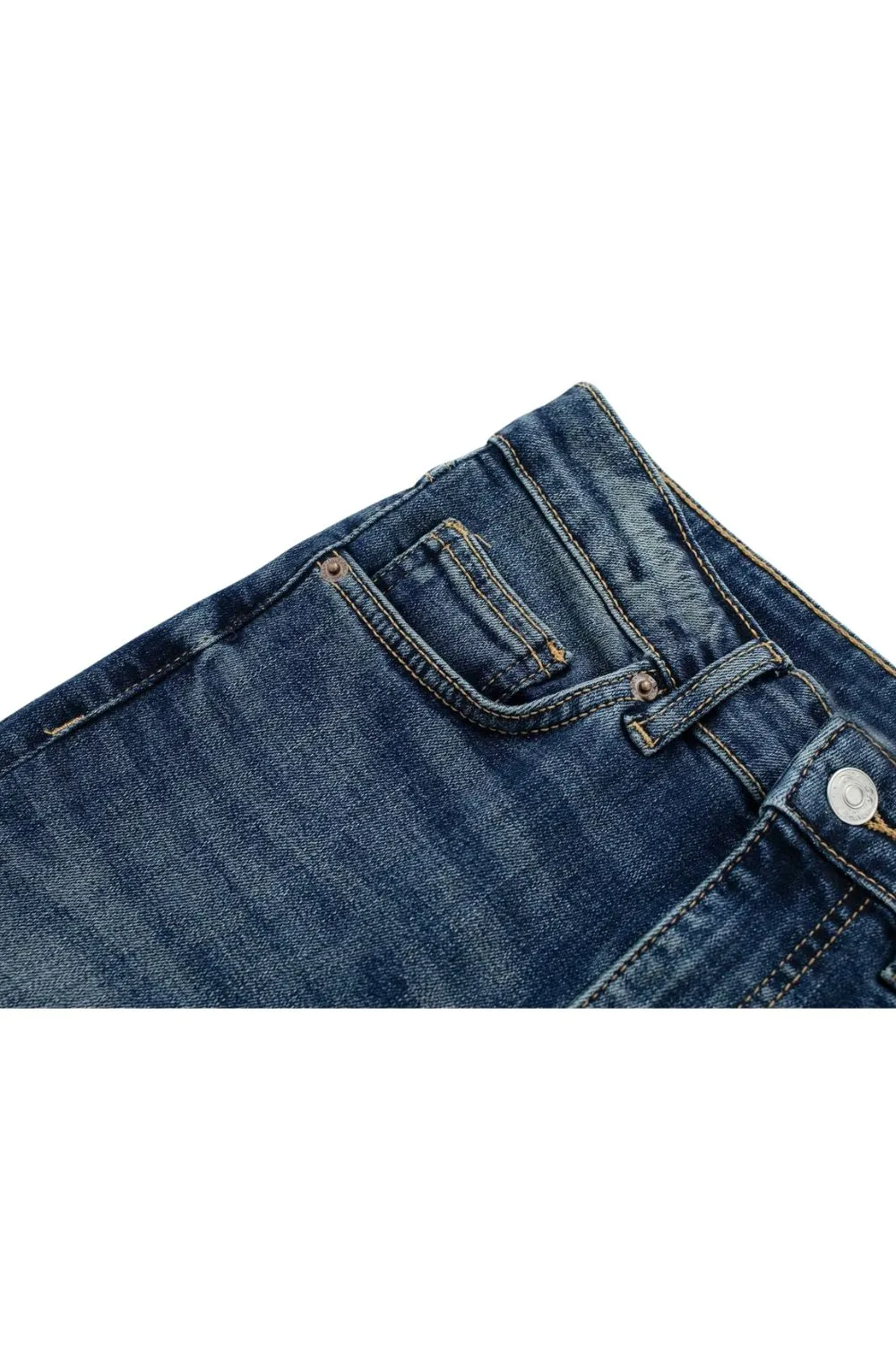 ‘Margarita’ Mid-Rise Long Flared Jeans