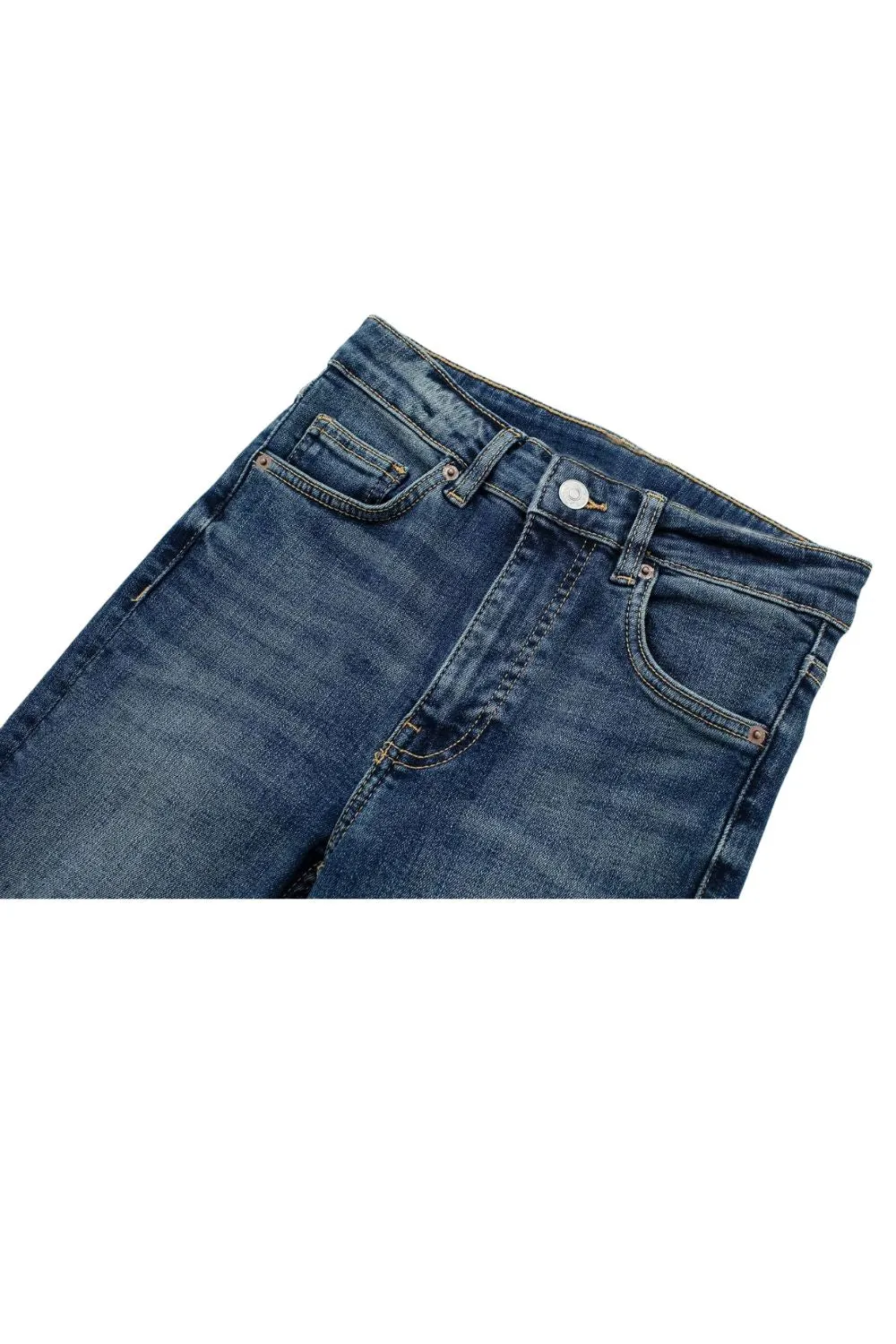 ‘Margarita’ Mid-Rise Long Flared Jeans
