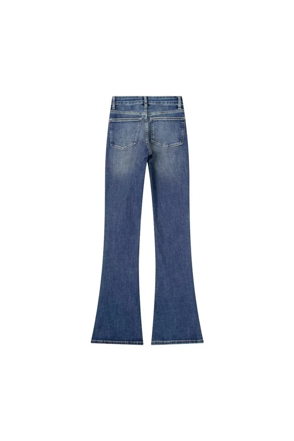 ‘Margarita’ Mid-Rise Long Flared Jeans