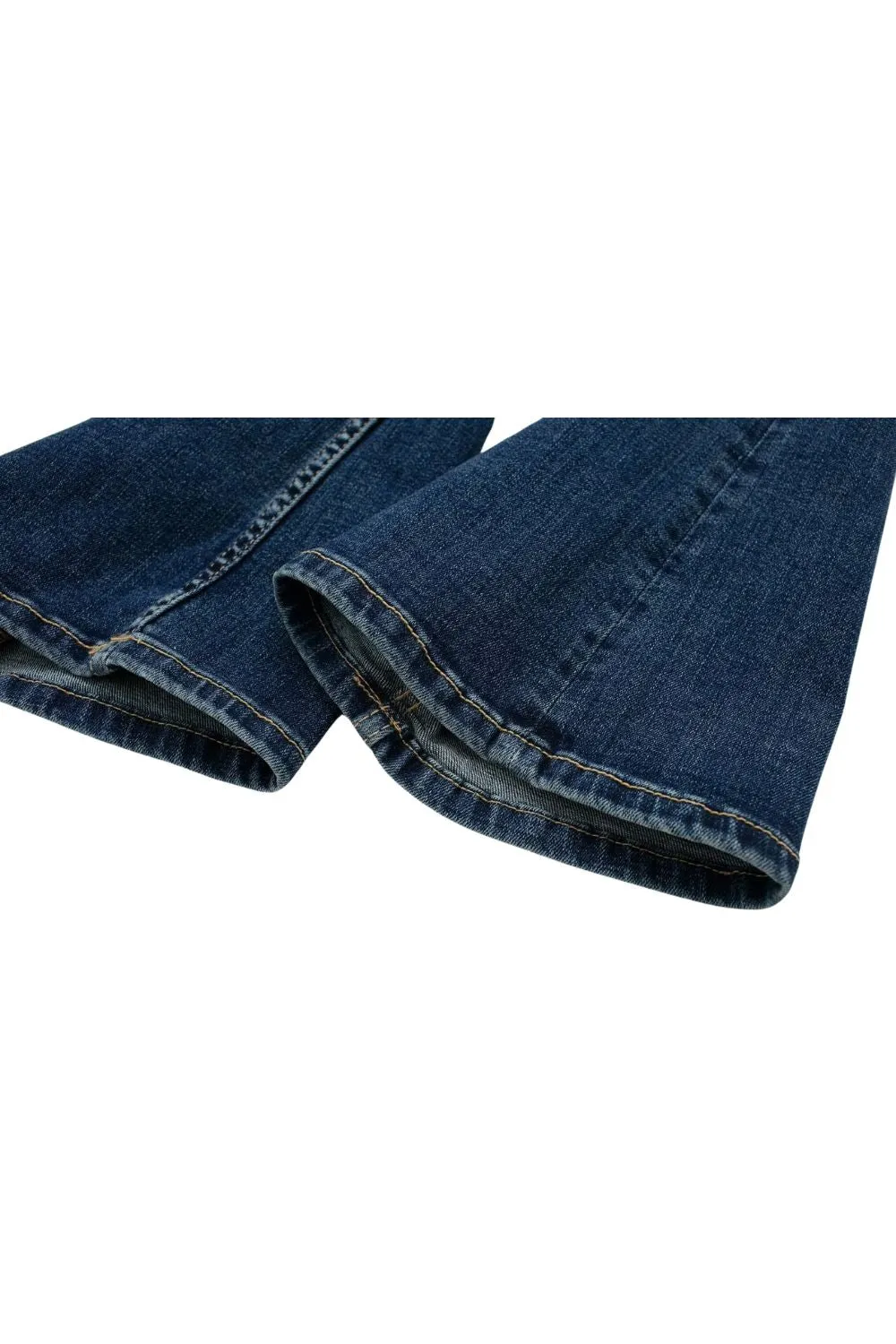 ‘Margarita’ Mid-Rise Long Flared Jeans