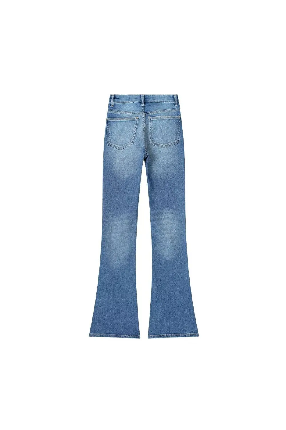 ‘Margarita’ Mid-Rise Long Flared Jeans