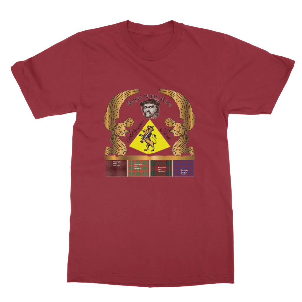 McGregor Clan - Royal Is My Race Unisex Adult T-Shirt