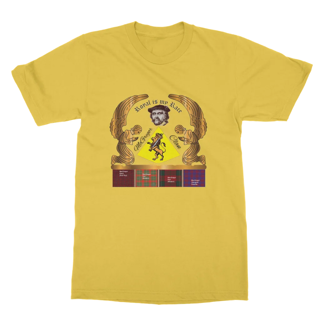 McGregor Clan - Royal Is My Race Unisex Adult T-Shirt