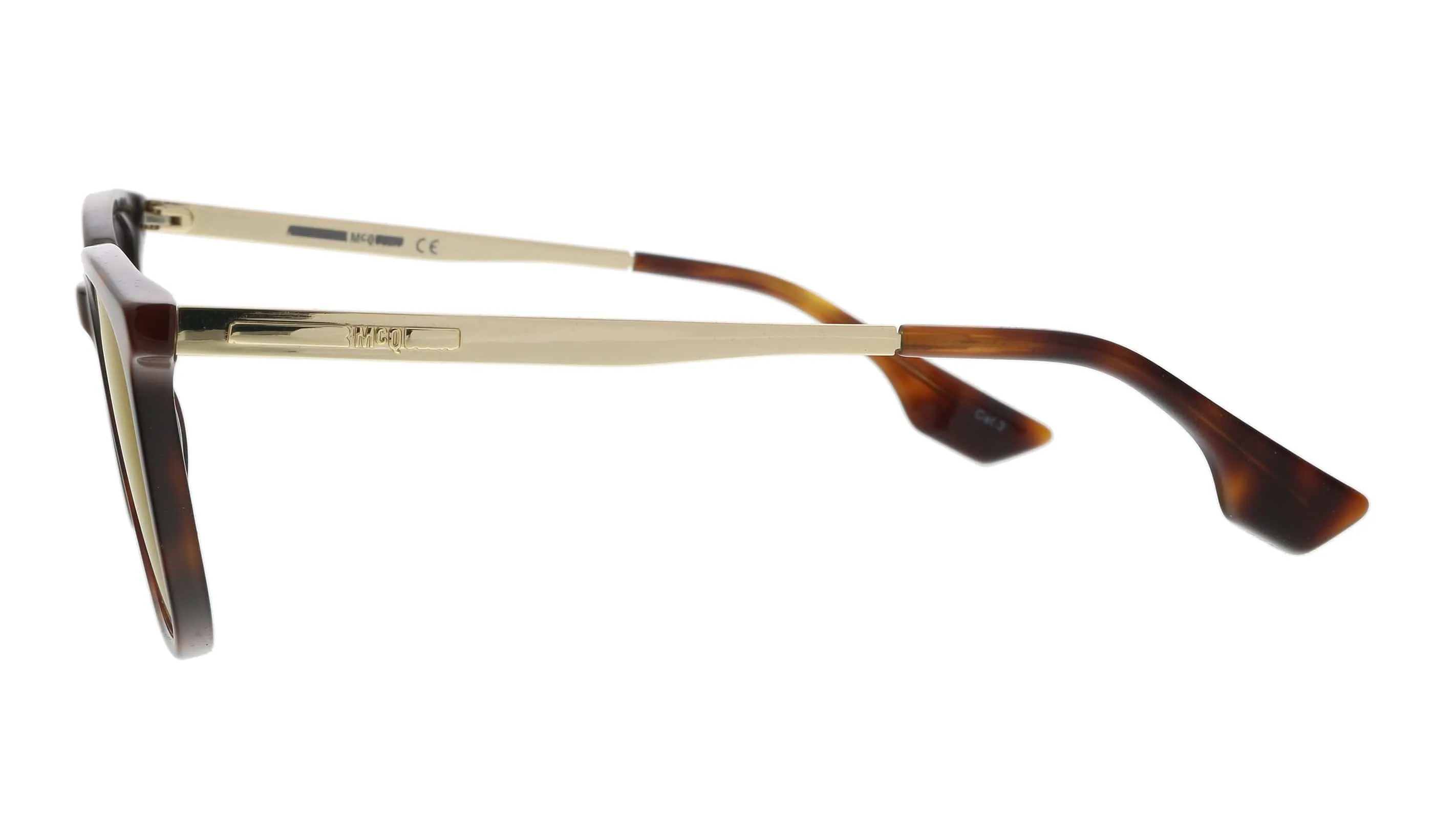McQ MQ0070S-002 Havana Rectangle Sunglasses
