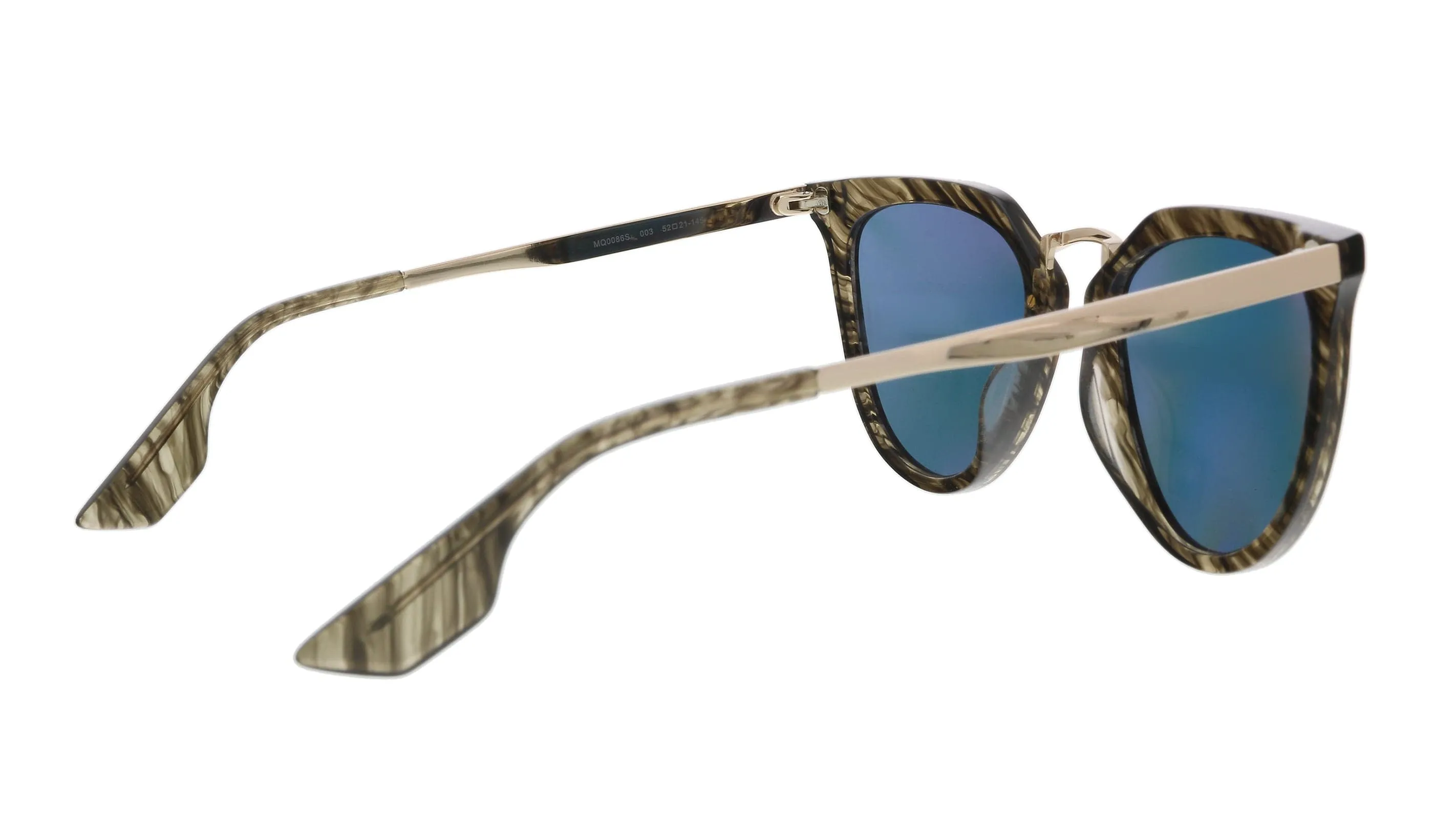 McQ MQ0086S-003 Brown Cateye Sunglasses