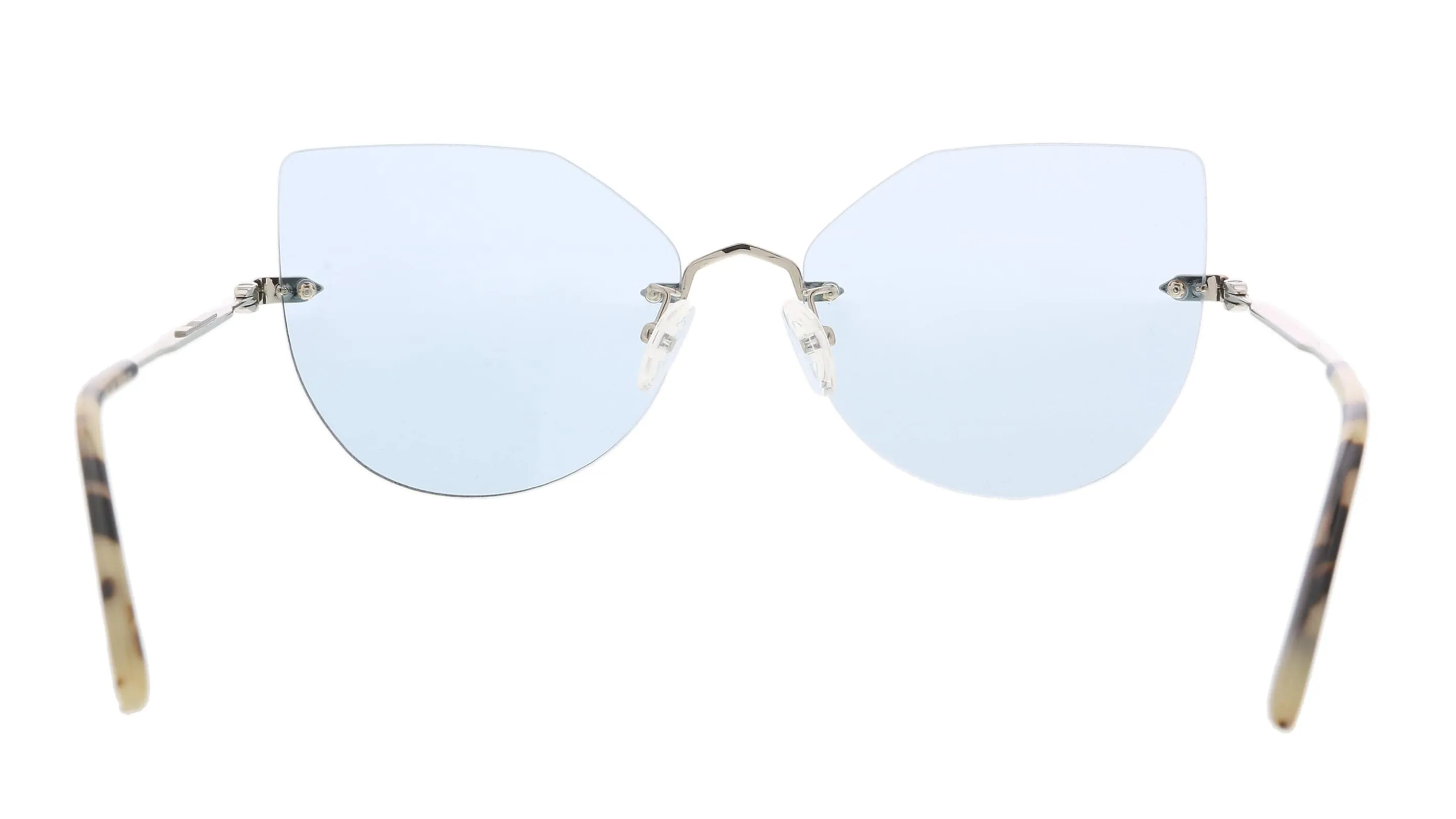 McQ MQ0223SA-004 Silver Cateye Sunglasses