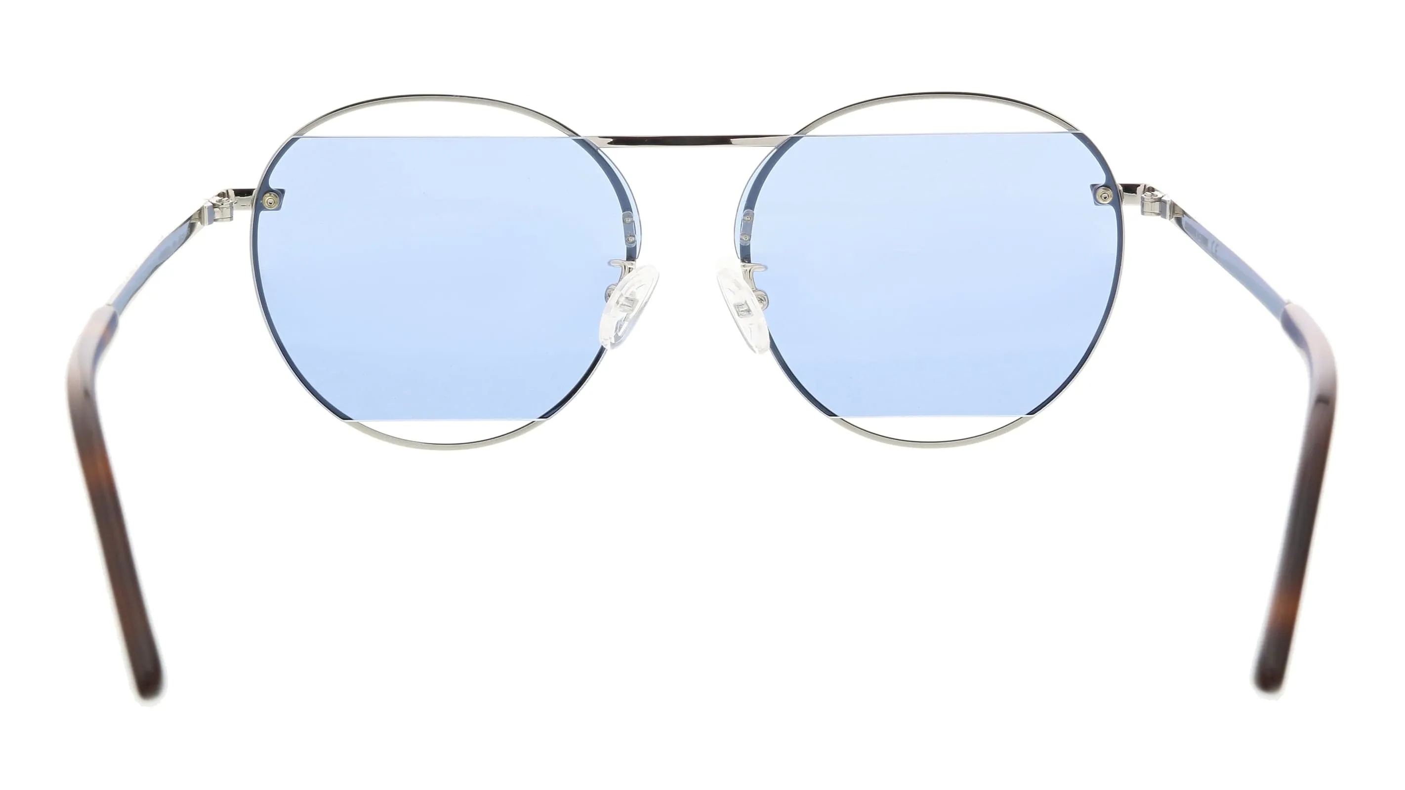 McQ MQ0232SA-004 Silver Aviator Sunglasses