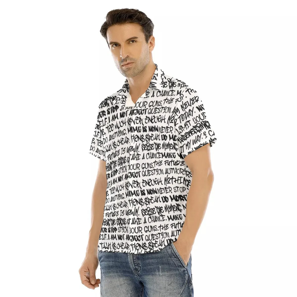 Men's Graffiti Short Sleeve Shirt