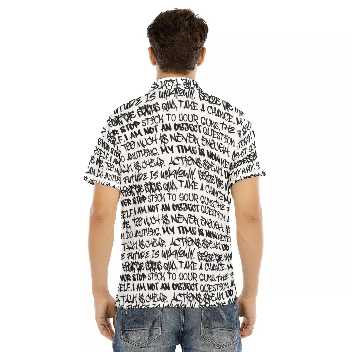Men's Graffiti Short Sleeve Shirt
