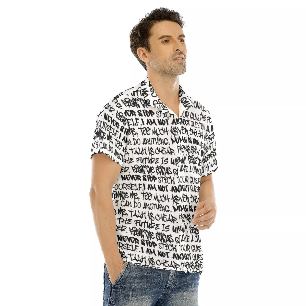 Men's Graffiti Short Sleeve Shirt