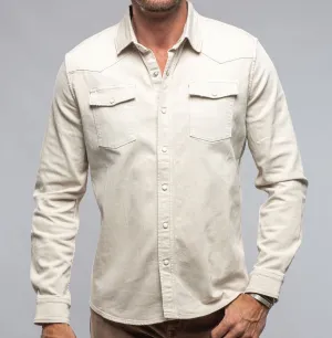 Men's Teleria Zed | Denim Snap Shirt | Ecru