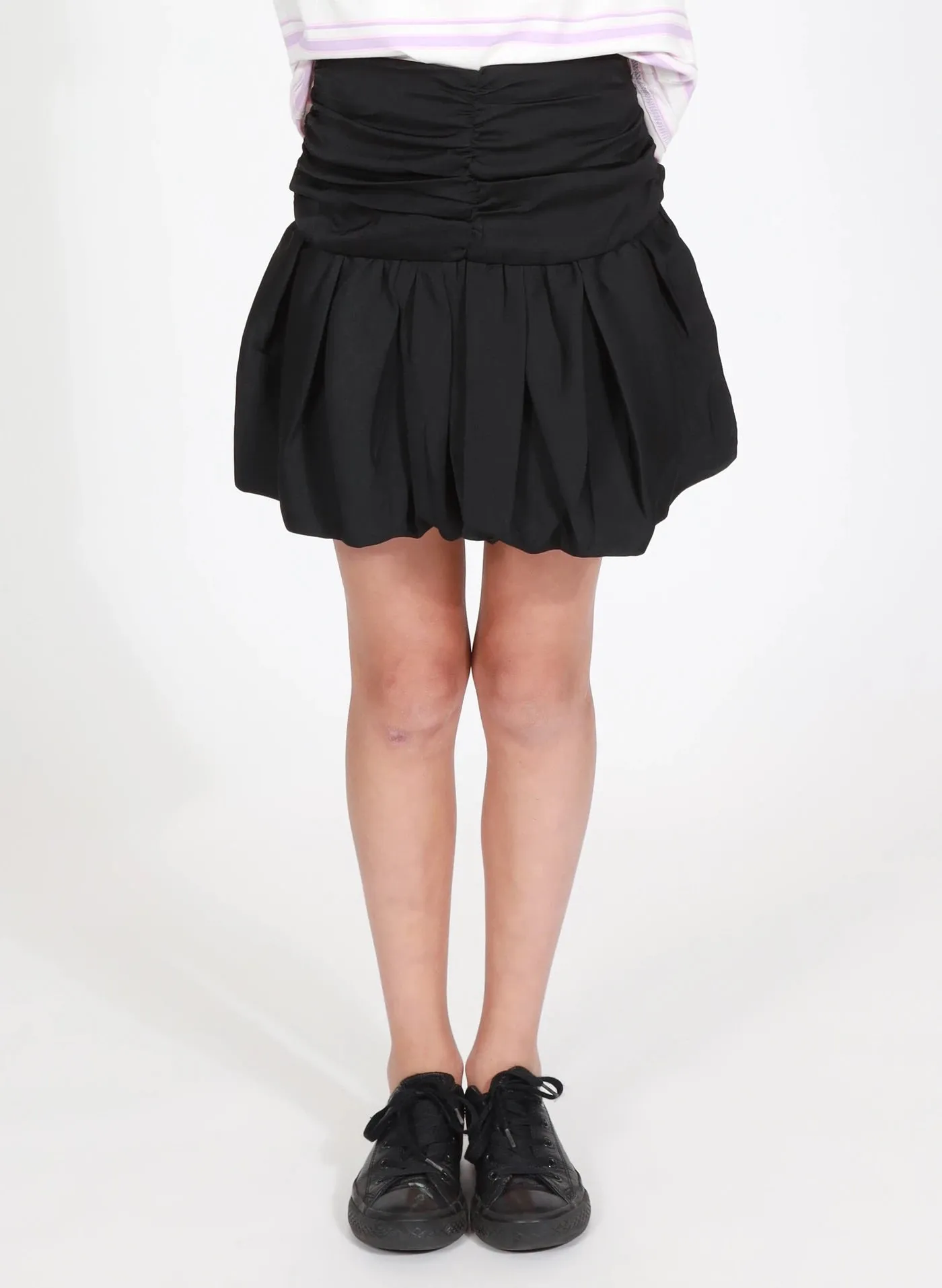 MiniFed Rouche Skirt - Black