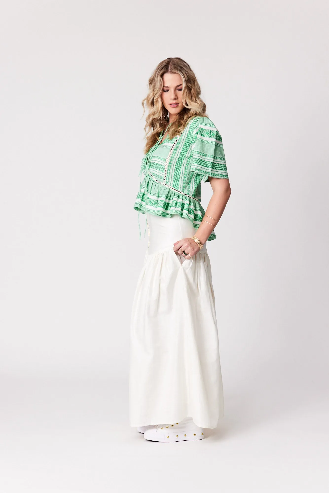 Navajo Skirt - Vanilla