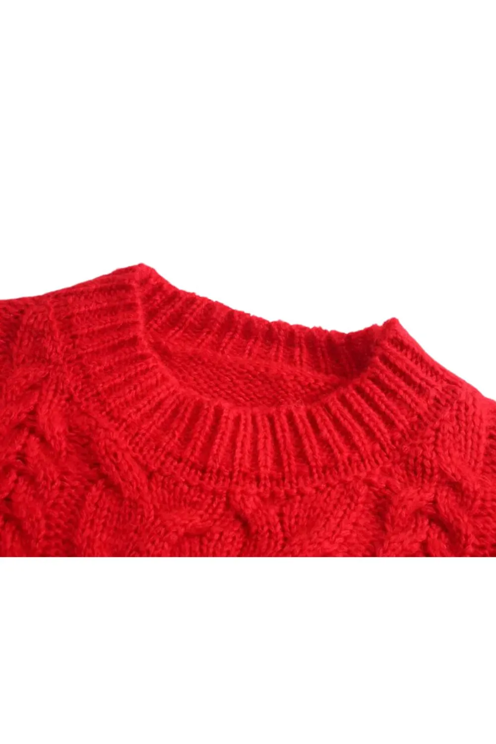 ‘Norma’ Pullover Sweater in Cable Knit