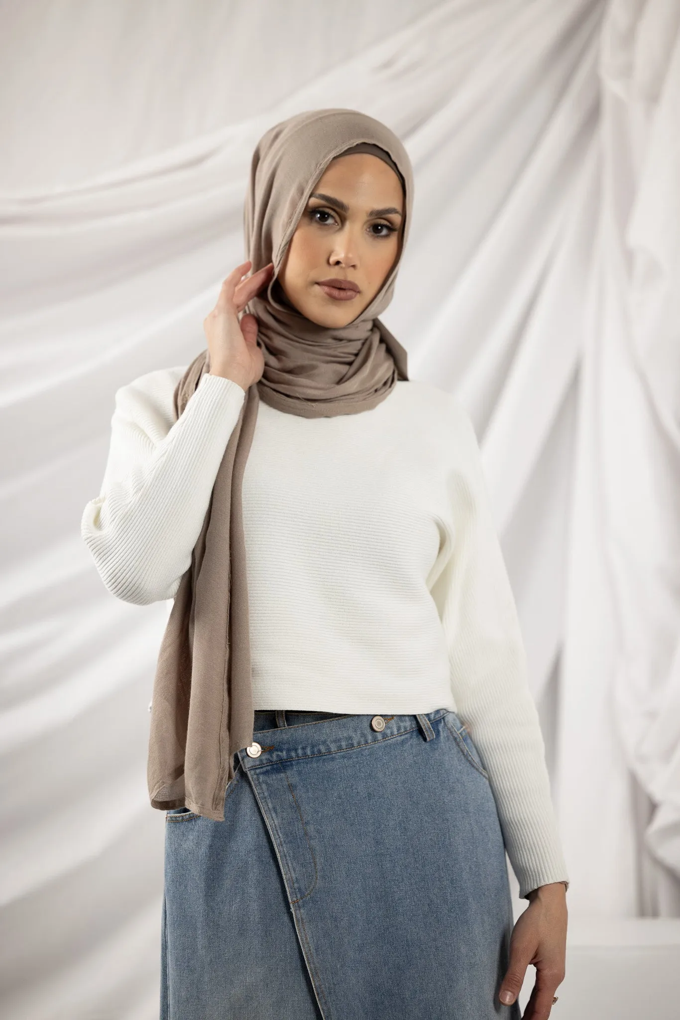 Off Shoulder Knit Top