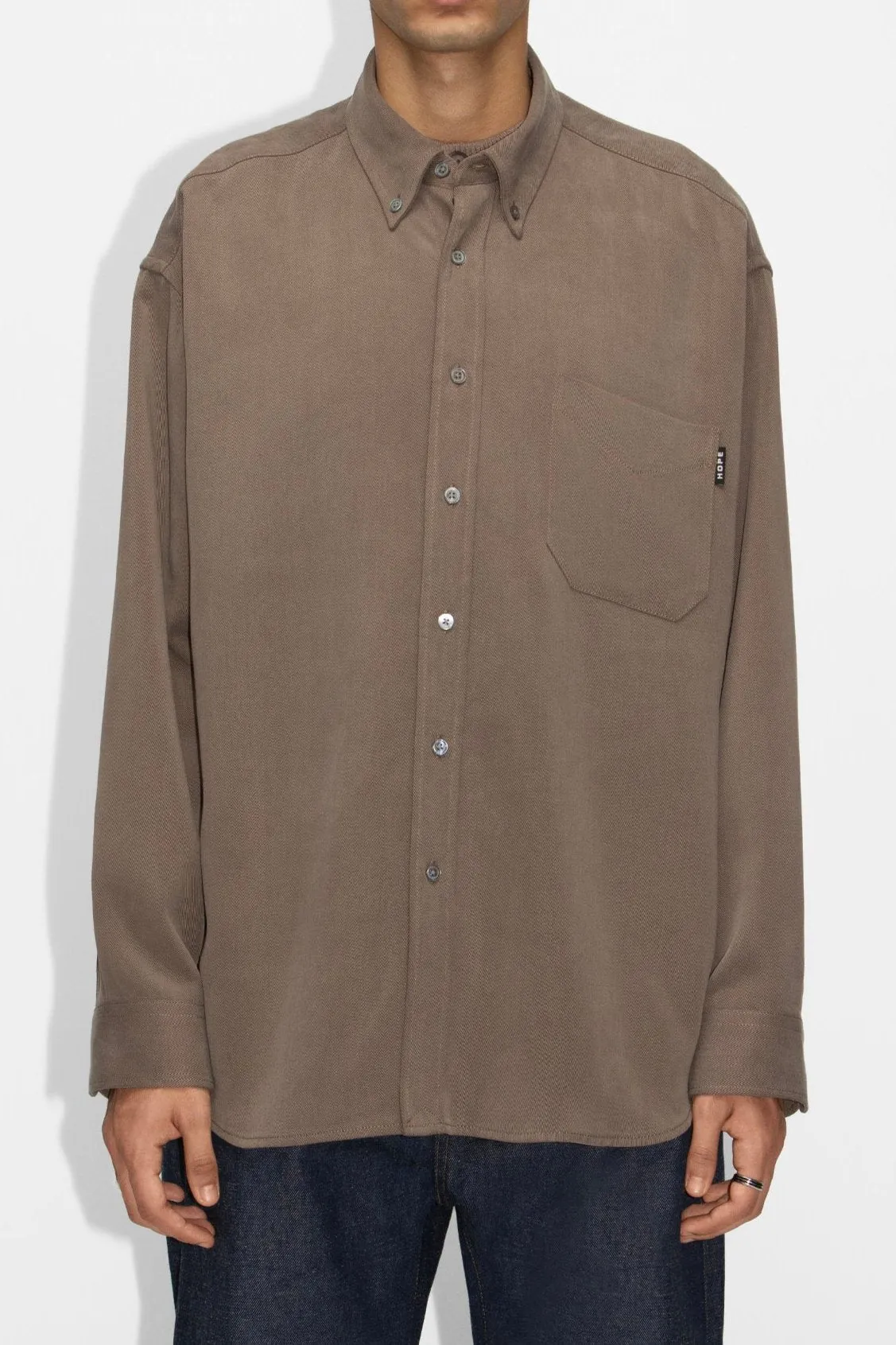 Oversized Tencel Shirt