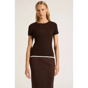 Perez Knit Top | Raisin