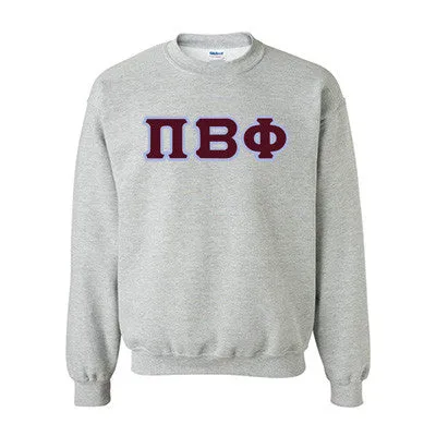 Pi Beta Phi Standards Crewneck Sweatshirt - G180 - TWILL