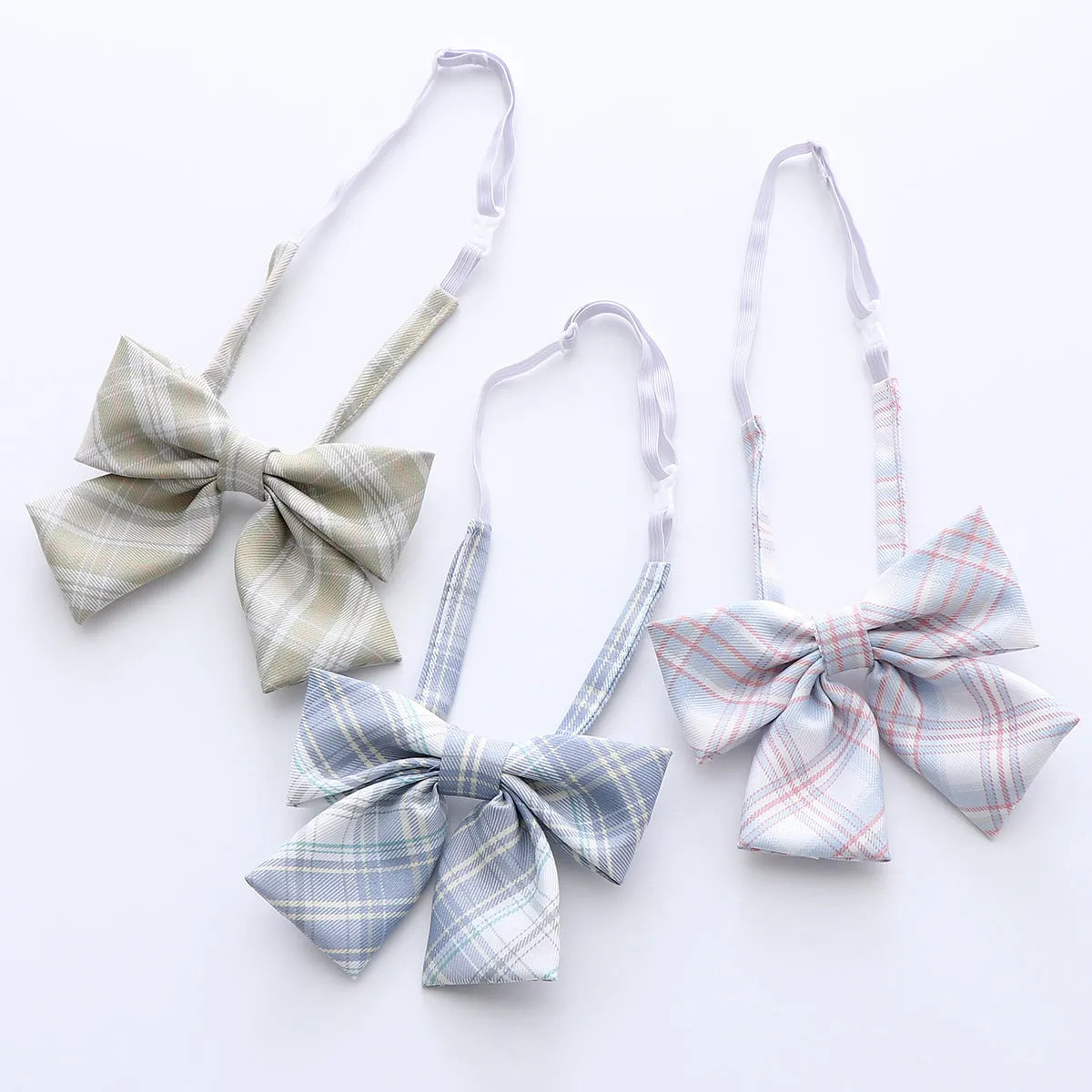 Plaid pleated skirt   tie PL50419