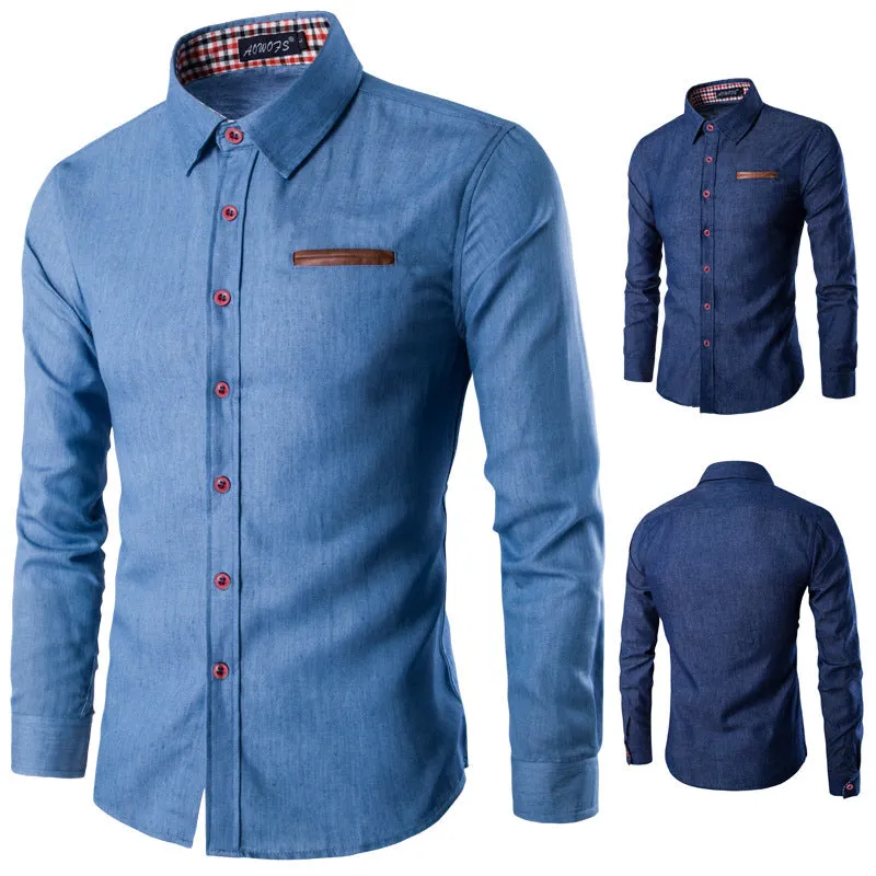 Pockets And Lint Long-Sleeved Shirt