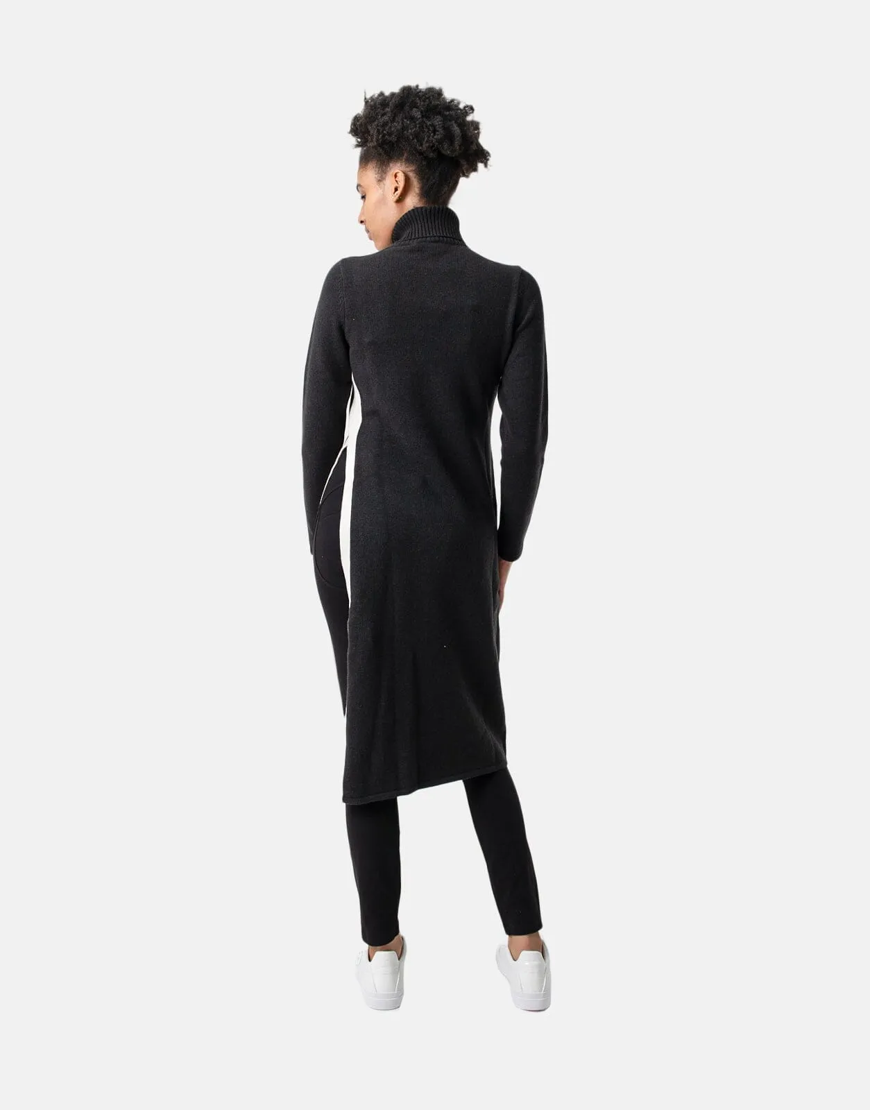 Polo Maya LS Black Knit Long Top