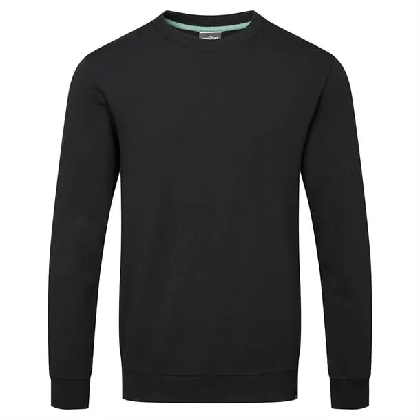 Portwest Black Organic Cotton Recyclable Sweatshirt Size XXL - BA180-XXL