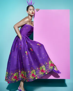 Purple Corset Dress