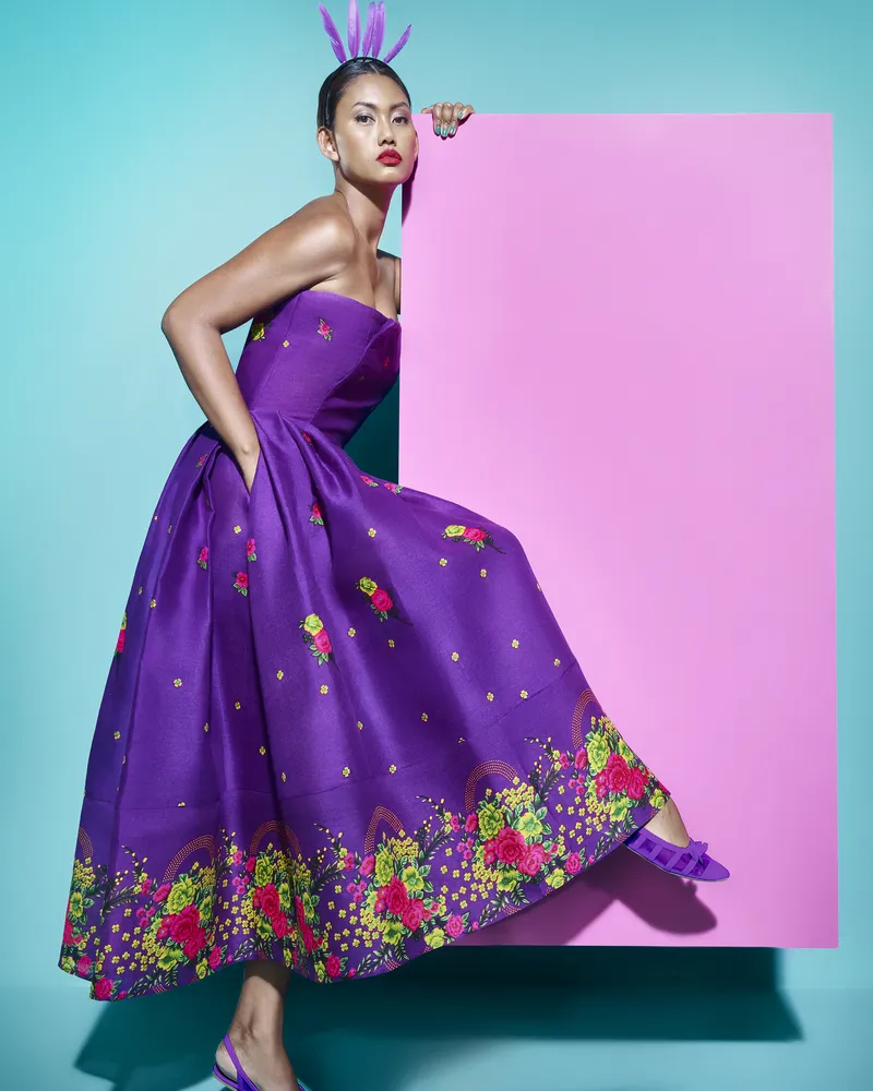 Purple Corset Dress