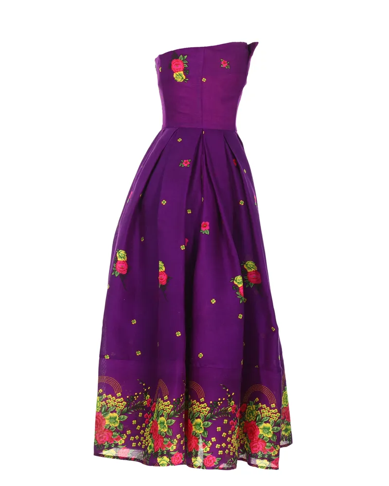 Purple Corset Dress