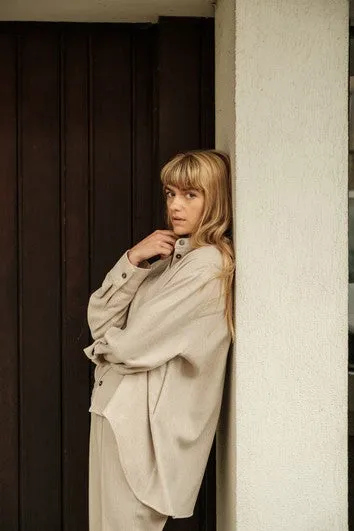 RANDEL OVERSHIRT LIGHT SAND