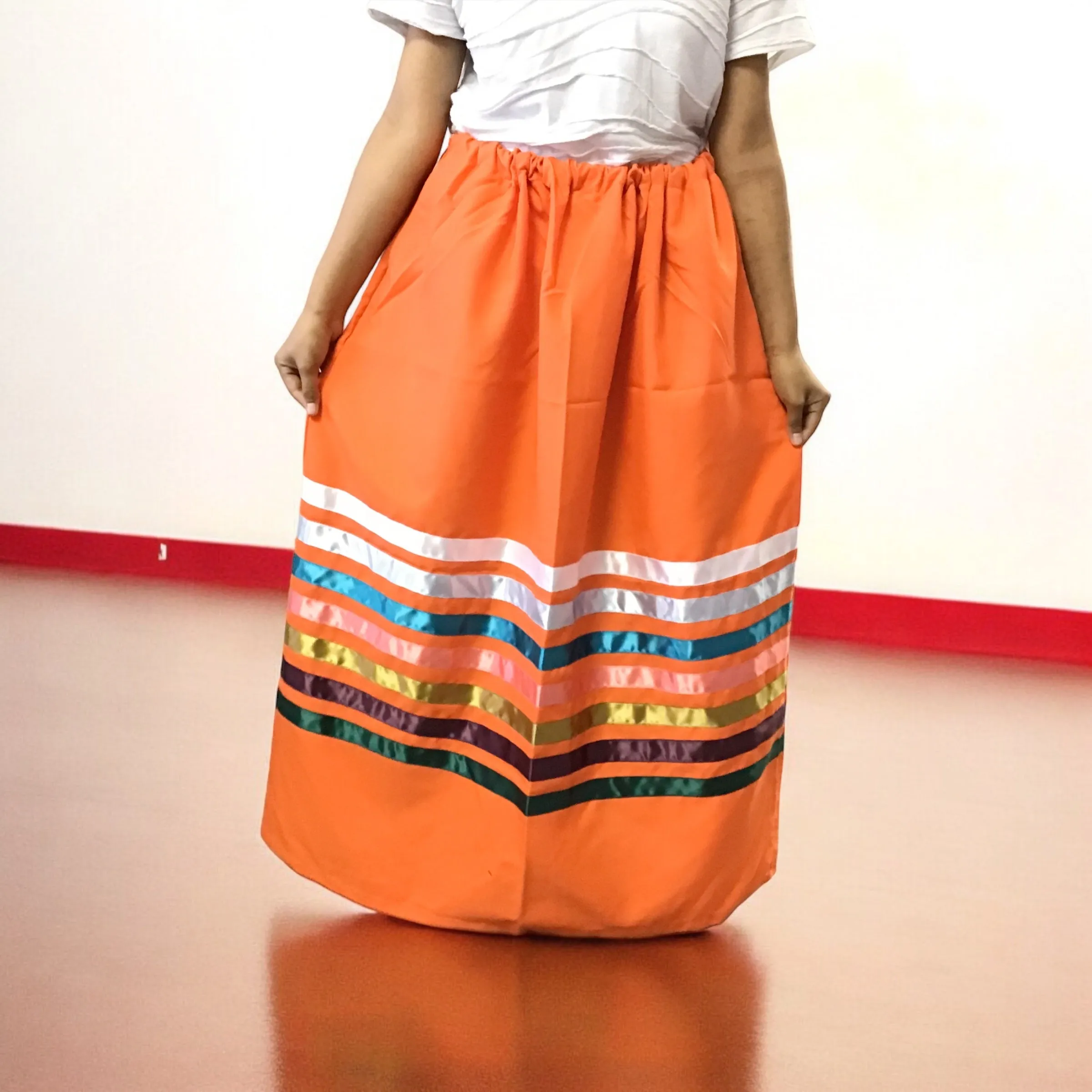 Ribbon skirt with No print