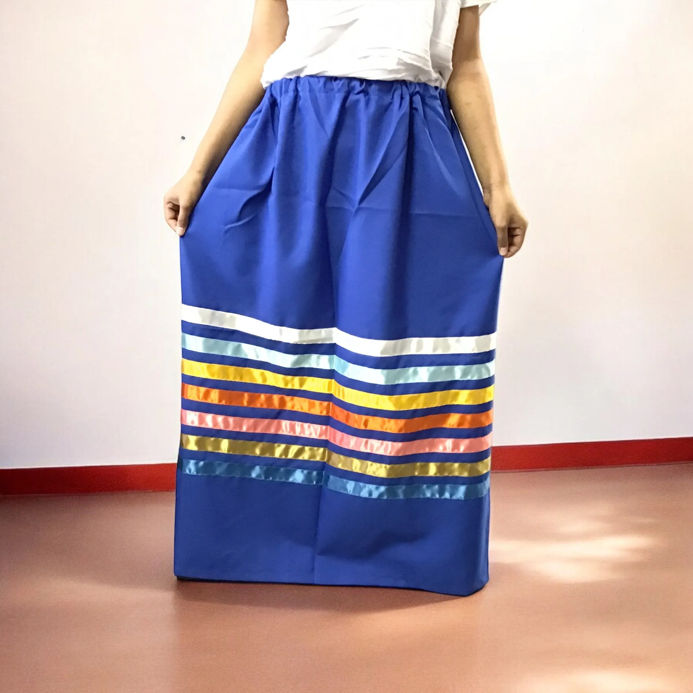Ribbon skirt with No print
