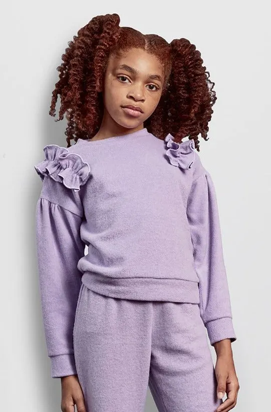 Ruffle Shoulder Top