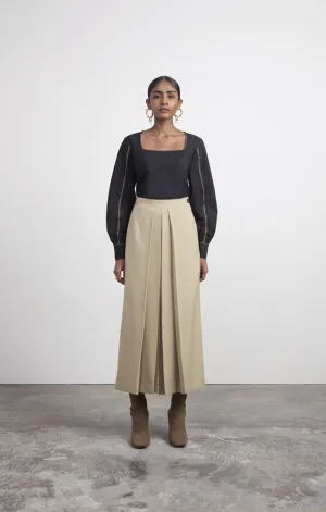 Squared Neck Cotton Top
