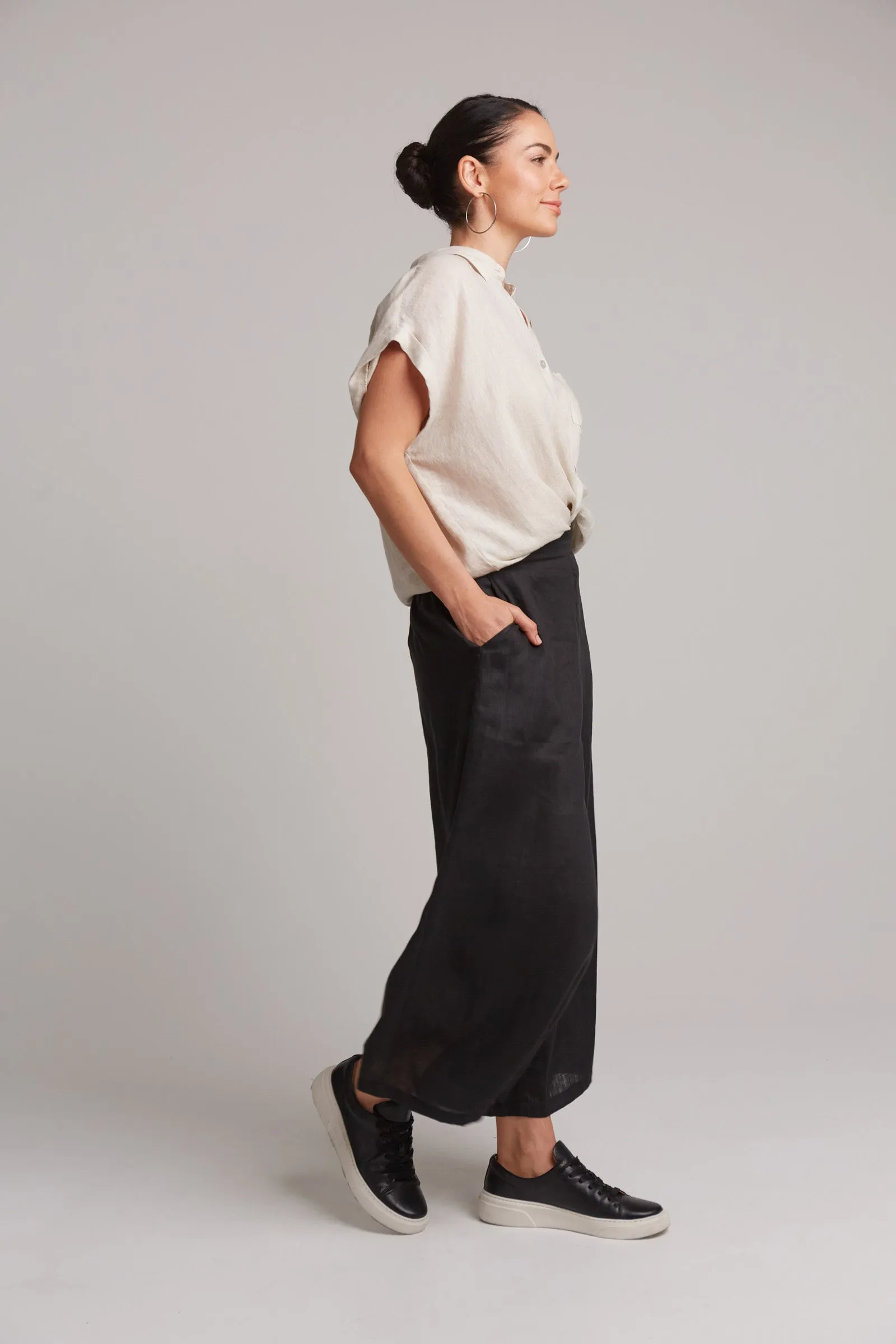 STUDIO CROP PANT EBONY