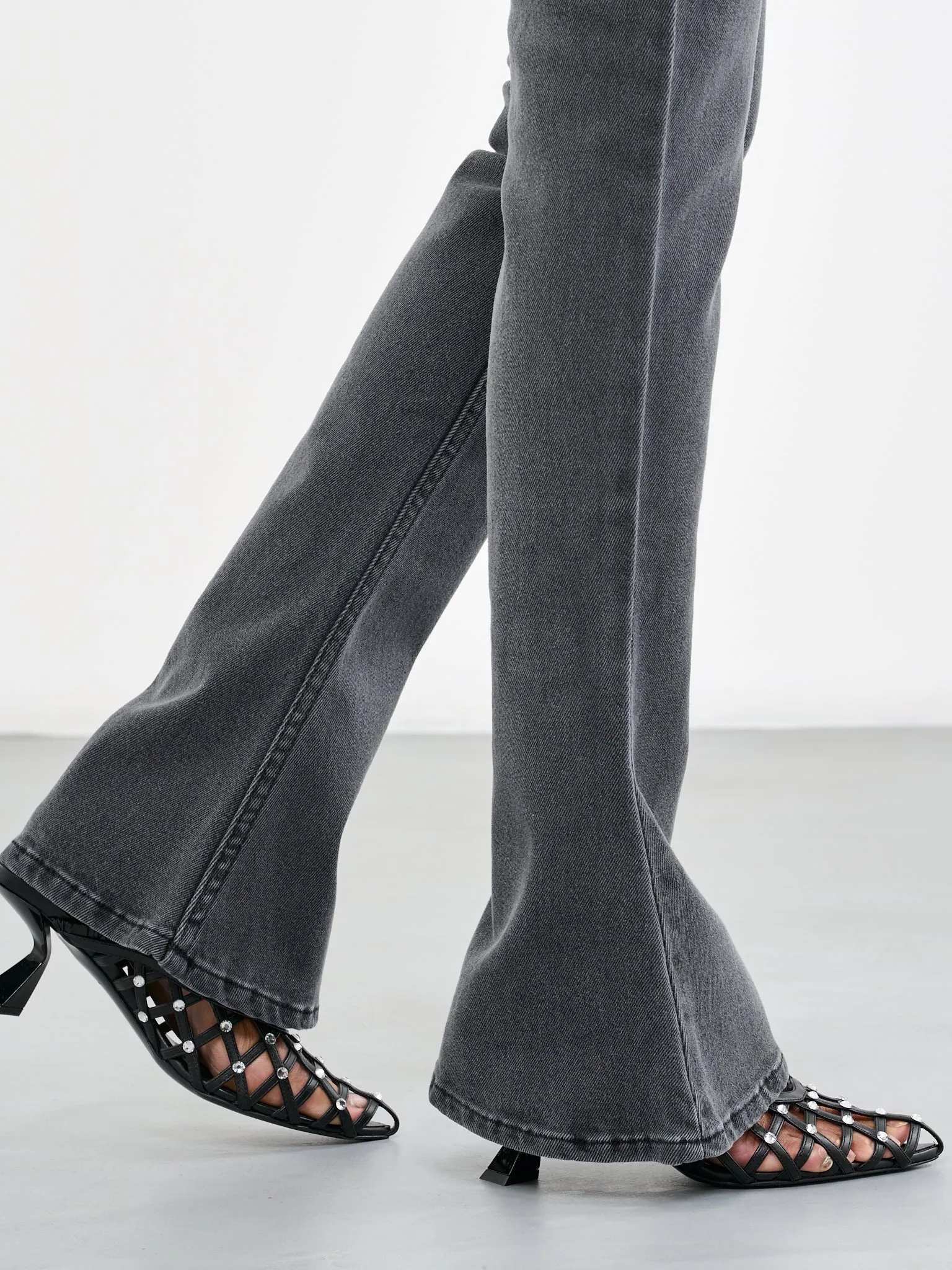 Super Slim Denim Pants (124723-GREY)