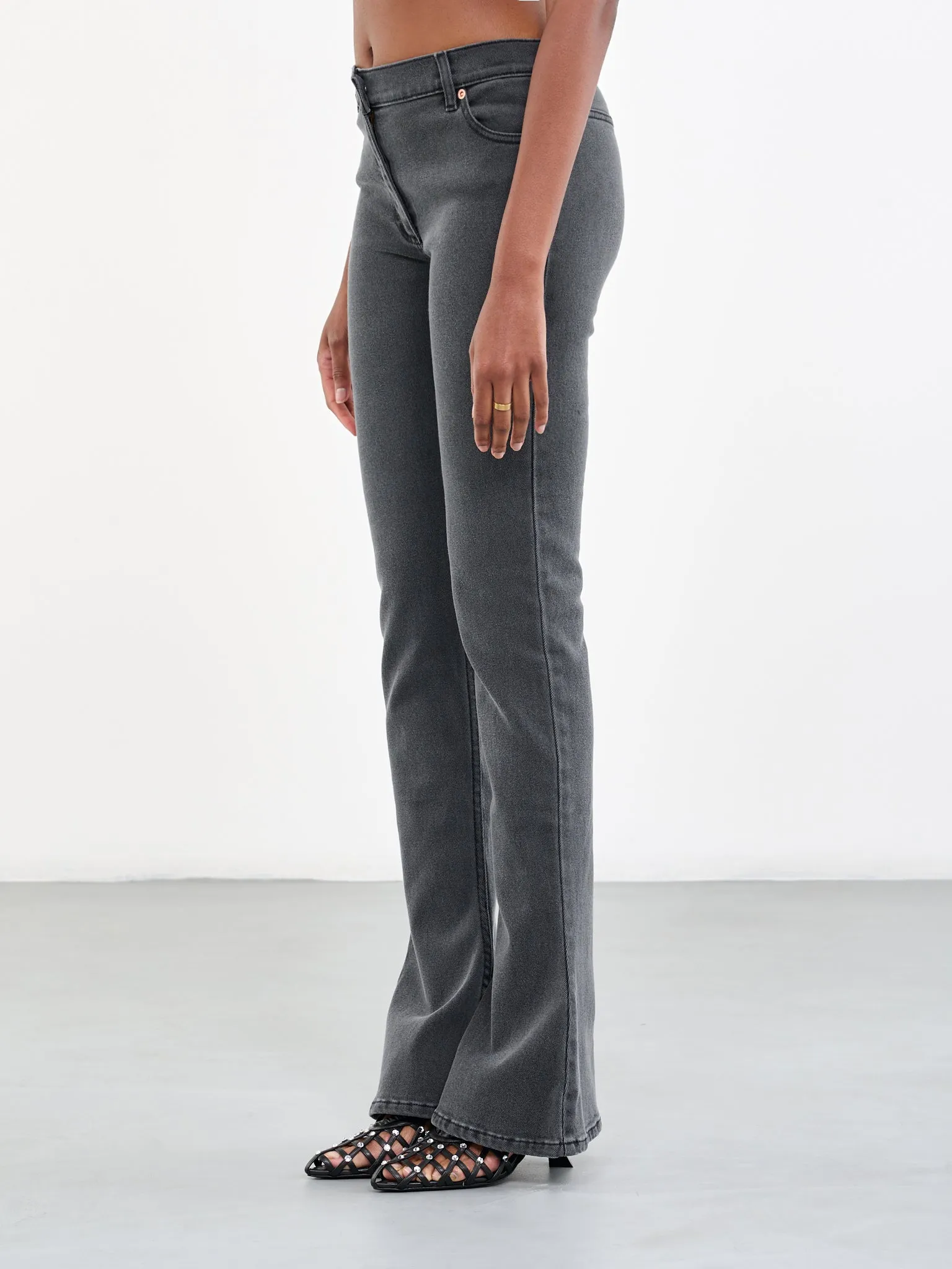 Super Slim Denim Pants (124723-GREY)