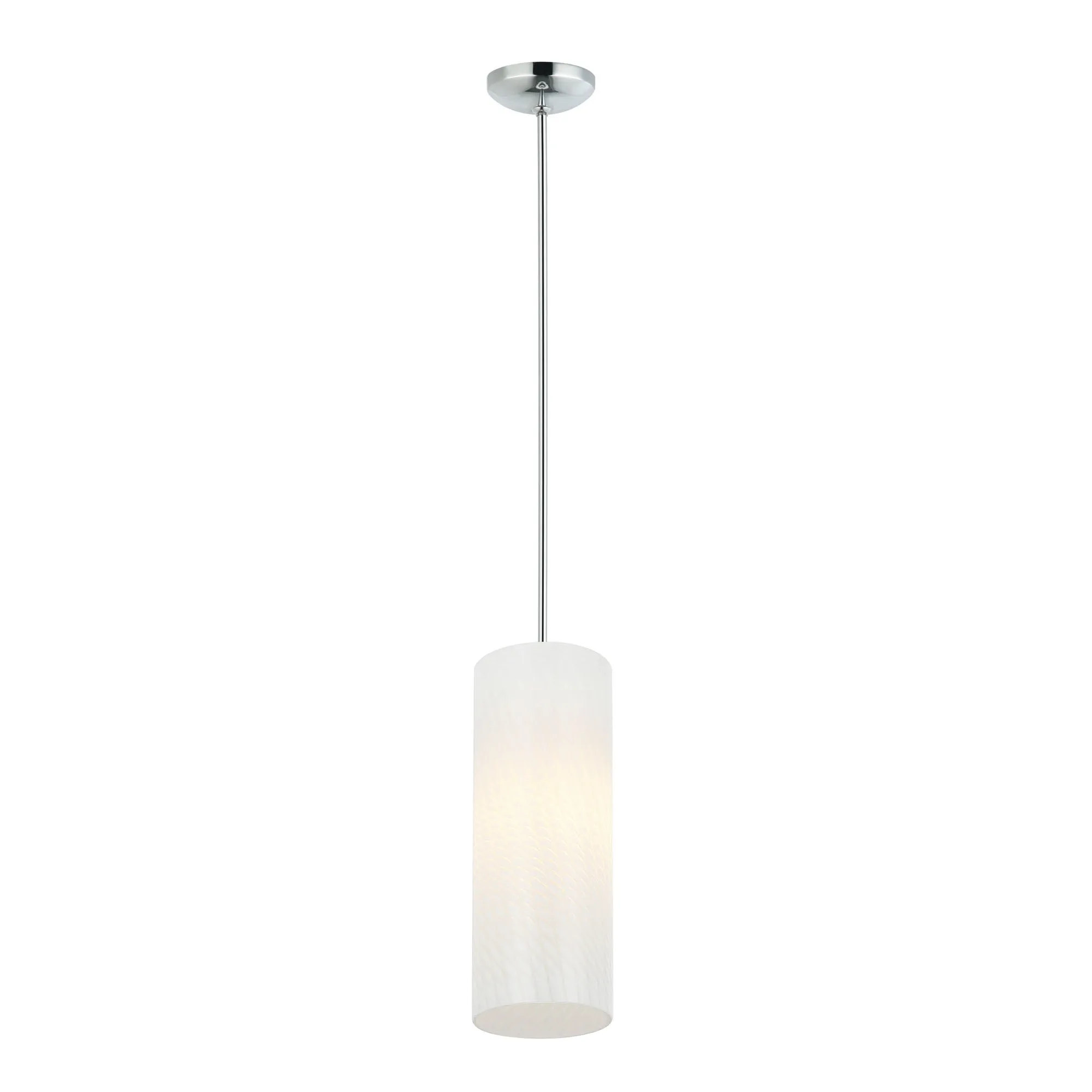 Swirled AC1691 1-Light Mini Pendant Light - Chrome