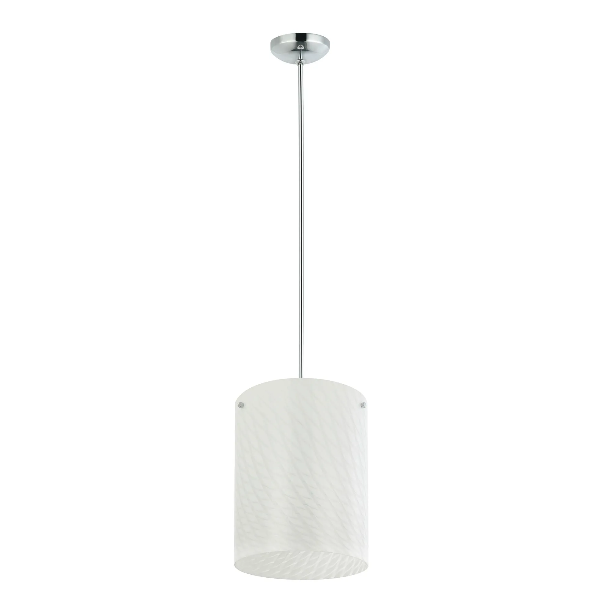 Swirled AC1693 3-Light Pendant Light - Chrome