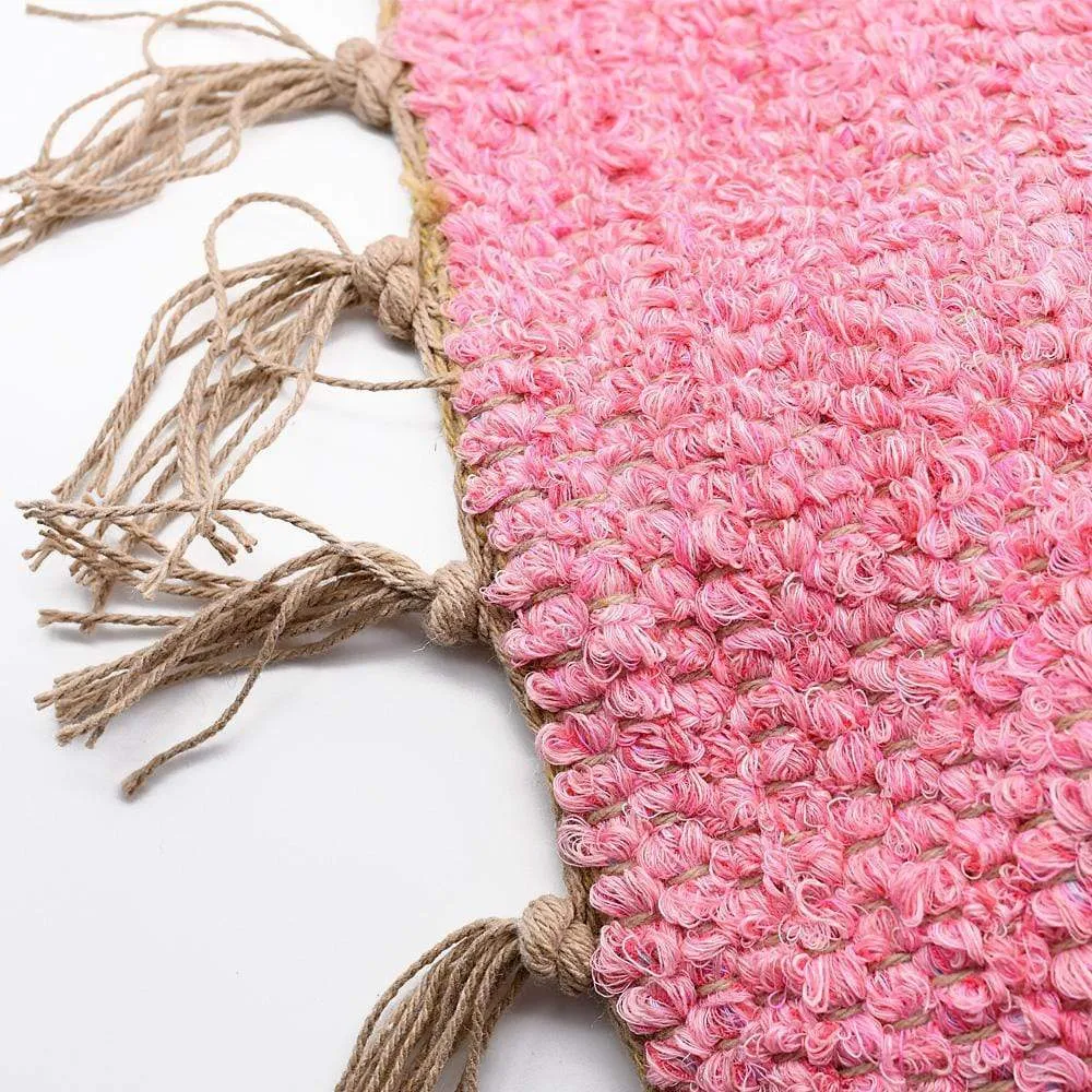 Tapis Artisanal - Rose