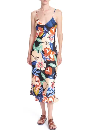 THE ANNA BIAS DRESS - POPPY FIELD