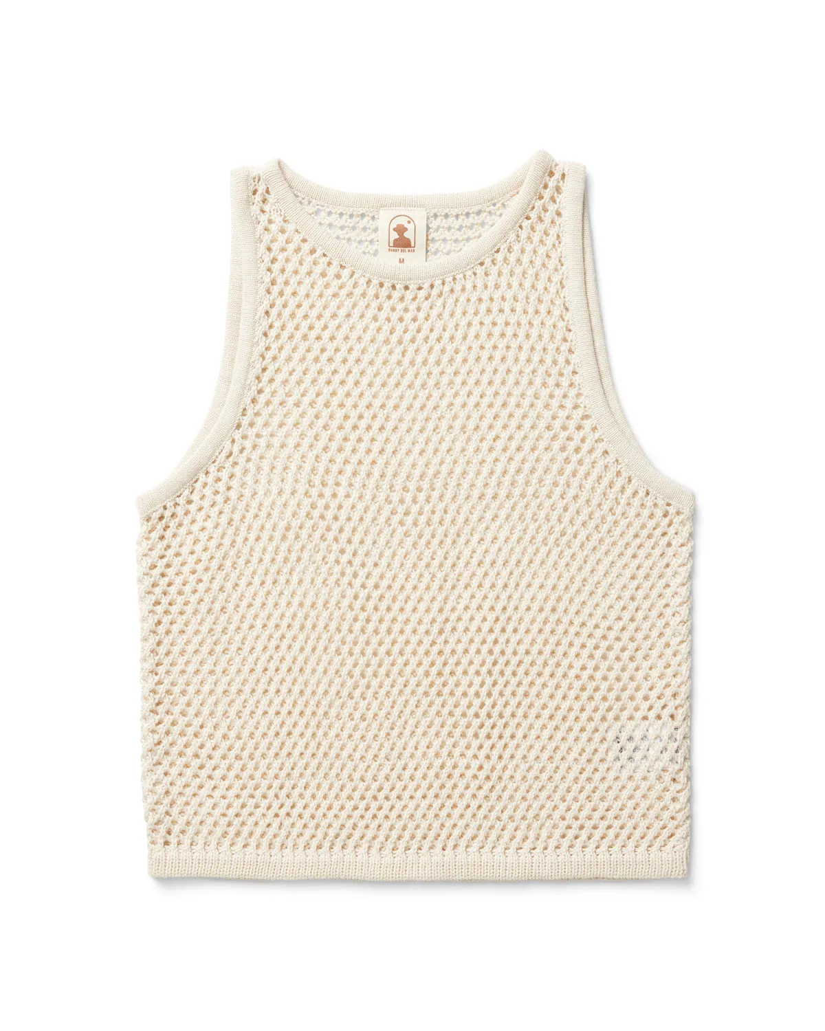 The Málaga Crochet Tank - Vintage Ivory